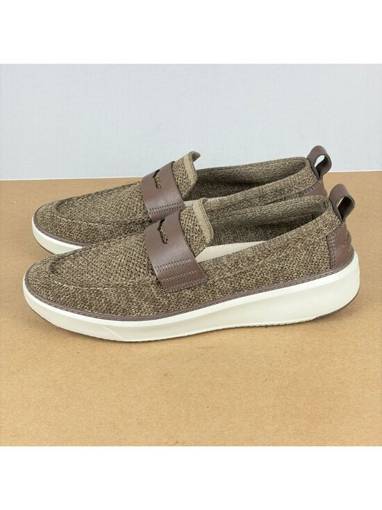 Cole Haan Grand Pro Stitchlite Penny Loafers Mens 10 Tan Cream Slip On Casual main image 6